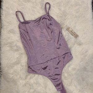 Body Suit ~ Satin Lavender